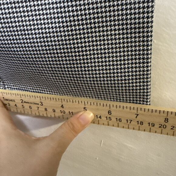 Volcom Chino Golf Pants Mens 28 Black & White Straight Houndstooth Flat Front - Picture 6 of 10